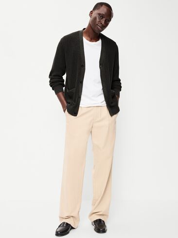 Old Navy Washed Cardigan Sweater - Black Jack in Kuwait