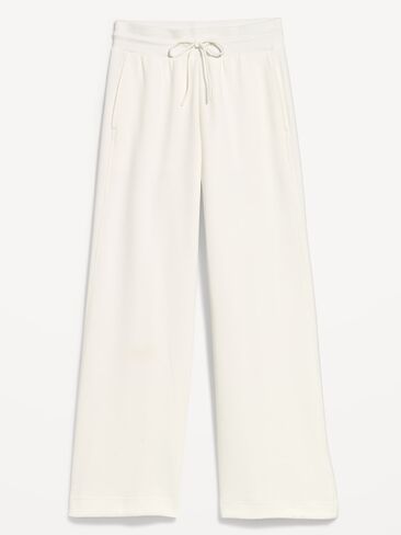 Old Navy Extra High-Waisted Dynamic Fleece Wide-Leg Sweatpants - Magnolia in Kuwait