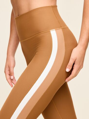 Old Navy High-Waisted PowerSoft Boundless 7/8 Pocket Leggings – No Front Seam - Sycamore Bark in Kuwait