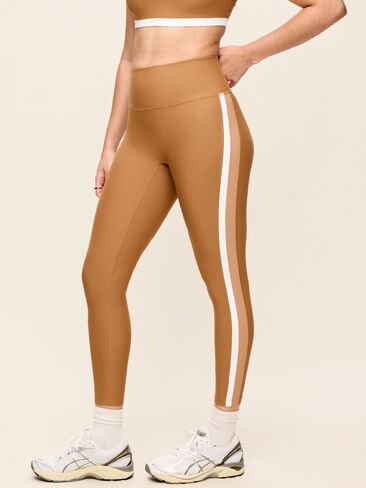 Old Navy High-Waisted PowerSoft Boundless 7/8 Pocket Leggings – No Front Seam - Sycamore Bark in Kuwait