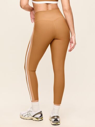 Old Navy High-Waisted PowerSoft Boundless 7/8 Pocket Leggings – No Front Seam - Sycamore Bark in Kuwait