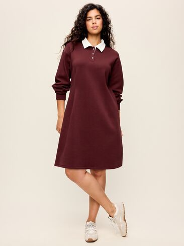 Old Navy Dynamic Fleece Pique Polo Dress - Grand Canyon in Kuwait