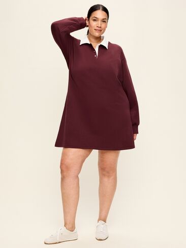 Old Navy Dynamic Fleece Pique Polo Dress - Grand Canyon in Kuwait