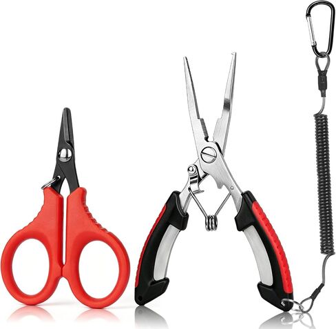 Fishing Tool Set, 6-inch Fishing Pliers,3-inch Fishing Scissors in Kuwait