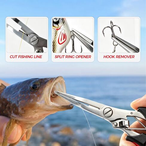 Fishing Tool Set, 6-inch Fishing Pliers,3-inch Fishing Scissors in Kuwait