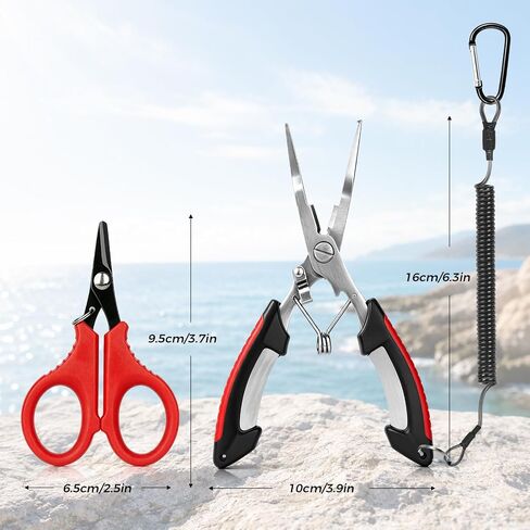 Fishing Tool Set, 6-inch Fishing Pliers,3-inch Fishing Scissors in Kuwait