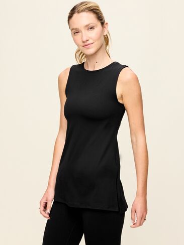 Old Navy StudioSmooth Tunic Tank - Black Jack in Kuwait
