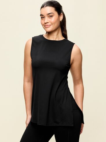 Old Navy StudioSmooth Tunic Tank - Black Jack in Kuwait
