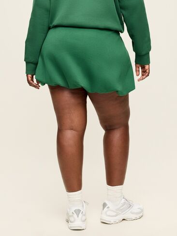 Old Navy Dynamic Fleece Bubble-Hem Skirt - Field Of Greens in Kuwait