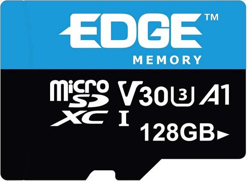 Edge PE256708 128GB Edge MicroSDXC V30 (Uhs-1 U3) Memory Card with Adapter in Kuwait
