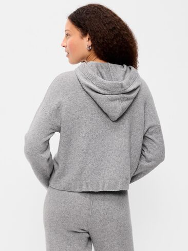 Old Navy SoSoft Relaxed Pullover Hoodie Sweatshirt - Heather Gray in Kuwait