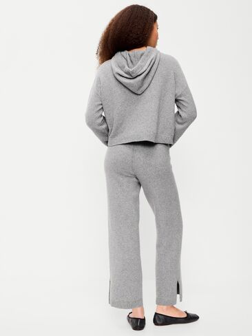 Old Navy SoSoft Wide-Leg Sweatpants - Heather Gray in Kuwait