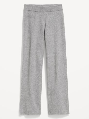 Old Navy SoSoft Wide-Leg Sweatpants - Heather Gray in Kuwait