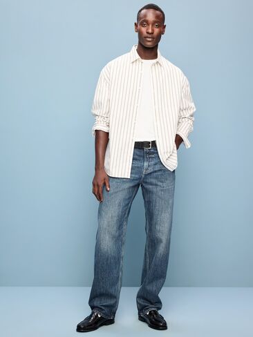 Old Navy 90's Loose Jeans - Dark Wash in Kuwait