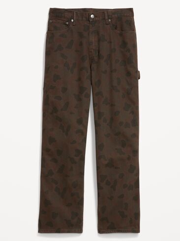 Old Navy 90s Baggy Carpenter Jeans - Brown Camouflage in Kuwait