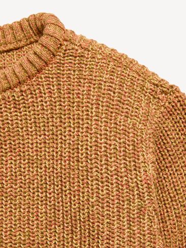 Old Navy Oversized Long-Sleeve Sweater for Toddler Boys - Toffee in Kuwait