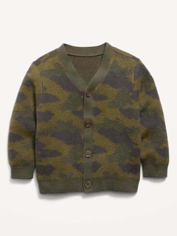 Old Navy SoSoft Oversized Cardigan Sweater for Toddler Boys - Authentic Camouflage in Kuwait
