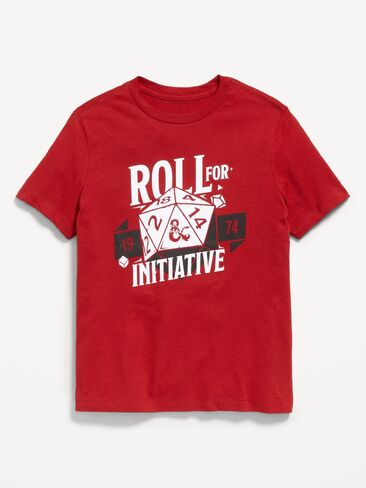 Old Navy Dungeons & Dragons™ Gender-Neutral Graphic T-Shirt for Kids - Sour Cherry in Kuwait