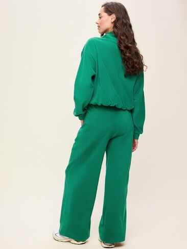 Old Navy Extra High-Waisted Performance Fleece Wide-Leg Sweatpants - Java Fern in Kuwait