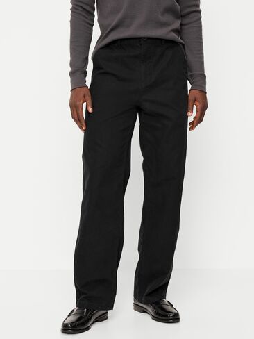 Old Navy Baggy Workwear Pants - Black Jack in Kuwait