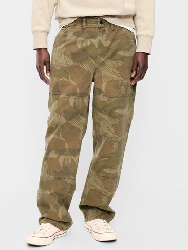 Old Navy 90s Baggy Double-Knee Carpenter Pants - Camo in Kuwait