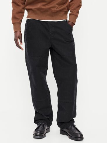 Old Navy 90s Baggy Double-Knee Carpenter Pants - Black Jack in Kuwait