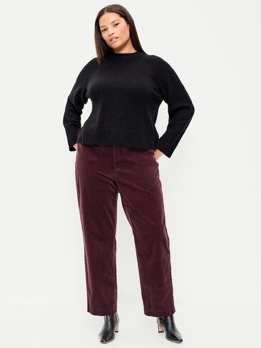 Old Navy High-Waisted Pixie Straight Pants - Raisin Arizona in Kuwait