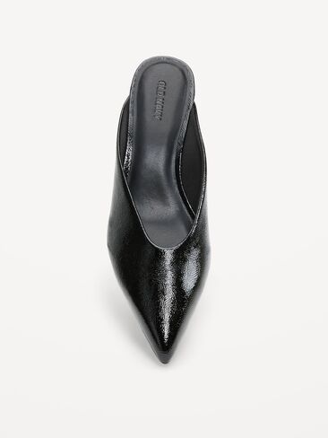 Old Navy Pointed-Toe Mules for Women - Black Jack in Kuwait