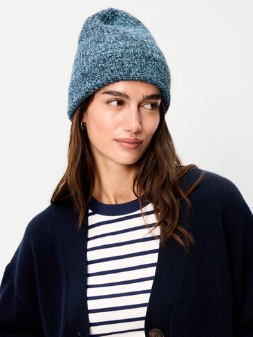 Old Navy Ribbed Beanie for Women - Blue Wing Teal in Kuwait