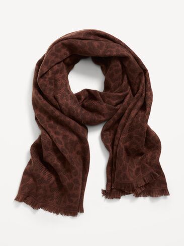 Old Navy Flannel Printed Scarf - Leopard in Kuwait