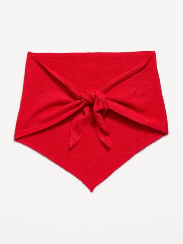 Old Navy Oversized Rib-Knit Triangle Scarf - Scotty Red in Kuwait