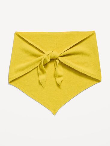 Old Navy Oversized Rib-Knit Triangle Scarf - Golden Glow in Kuwait