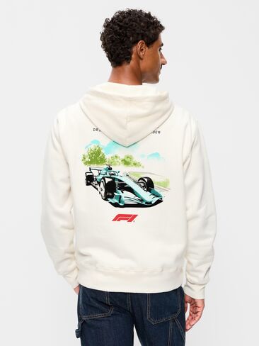 Old Navy Formula 1® Pullover Hoodie - Sea Salt in Saudi Arabia