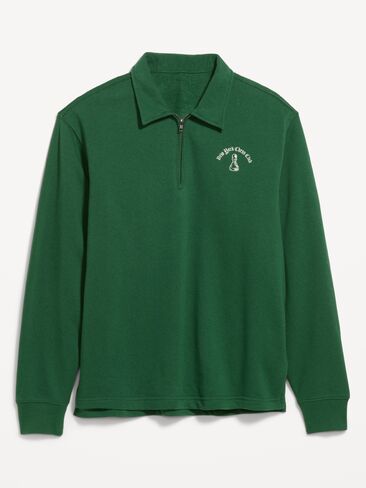 Old Navy Collared Fleece Quarter-Zip Pullover - Field Of Greens in Kuwait