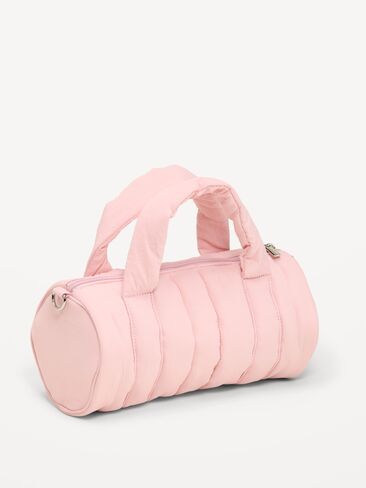 Old Navy Active Puff Barrel Bag - Fairytale Rose in Kuwait