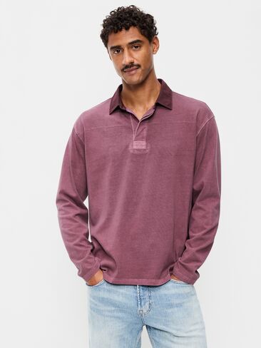 Old Navy Long-Sleeve Rugby Polo - Ravenswood in Kuwait