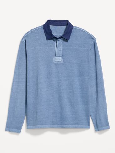 Old Navy Long-Sleeve Rugby Polo - Tomales Bay in Kuwait