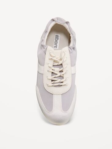 Old Navy Ruched Lace-Up Sneakers for Women - Magnolia in Kuwait