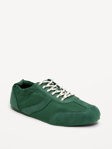 Old Navy Ruched Lace-Up Sneakers for Women - Field Of Greens in Kuwait