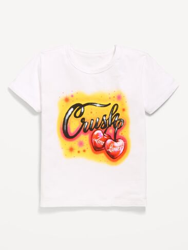 Old Navy Zara Larsson™ Graphic T-Shirt for Girls - White Lilies in Kuwait