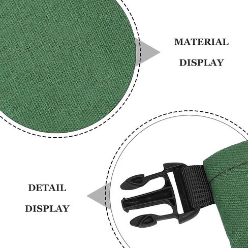Flood Barrier Sand Bags Green Inch Canvas 27.5x11 2pcs in Kuwait
