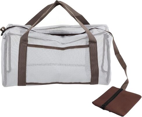 MESH BEACH BAG EXTRA LARGE QUICK DRY STORAGE BAG FOR FAMILY OUTDOOR ACTIVITIES (20 Inch) in Kuwait