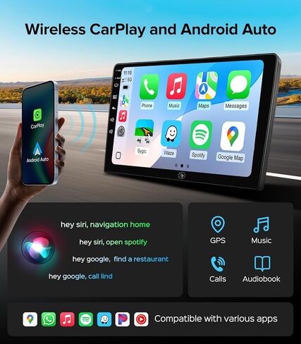 9" Linux Carplay Radio Upgrade for Toyota Tacoma 05-11 (Non-JBL) in Kuwait
