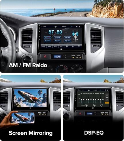 9" Linux Carplay Radio Upgrade for Toyota Tacoma 05-11 (Non-JBL) in Kuwait