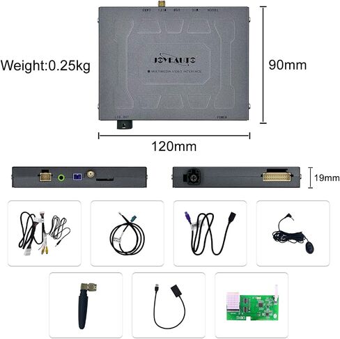 Wireless Carplay Retrofit Kit Decoder for Infiniti 8 inch Dual Screen 2015-2019 Q50 Q60 Q50L QX50 Original Screen Update, Support Android auto, Maps, Mirroring, Rear Camera, USB Drive in Saudi Arabia
