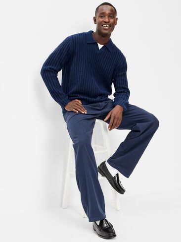 Old Navy Long-Sleeve Polo Sweater - Night Life in Kuwait