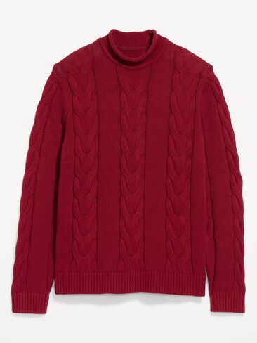 Old Navy Loose Cable-Knit Sweater - Emberglow in Kuwait
