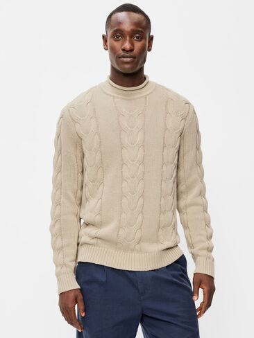 Old Navy Loose Cable-Knit Sweater - Elbow Grease in Kuwait