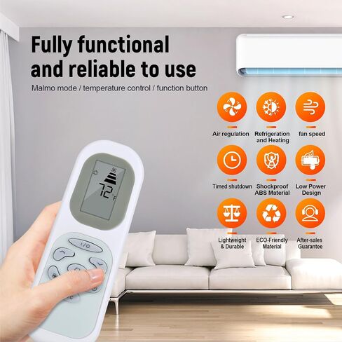 New Replacement AC Remote Control for Whynter Dual Hose Portable Air Conditioner, Fit for ARC-14S, ARC-14SH, ARC-122DS, ARC-12S, ARC-143MX, ARC-12SD, ARC-12SDH, ARC-101CW, ARC-122DHP, ARC-147WF in Saudi Arabia