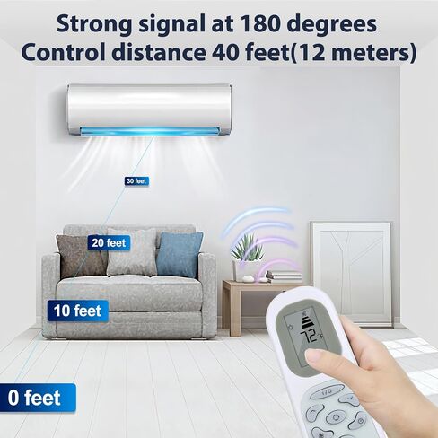 New Replacement AC Remote Control for Whynter Dual Hose Portable Air Conditioner, Fit for ARC-14S, ARC-14SH, ARC-122DS, ARC-12S, ARC-143MX, ARC-12SD, ARC-12SDH, ARC-101CW, ARC-122DHP, ARC-147WF in Saudi Arabia